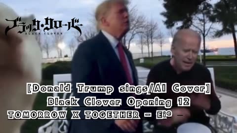 [Donald Trump sings/AI Cover] Black Clover Opening 12 TOMORROW X TOGETHER - Everlasting Shine