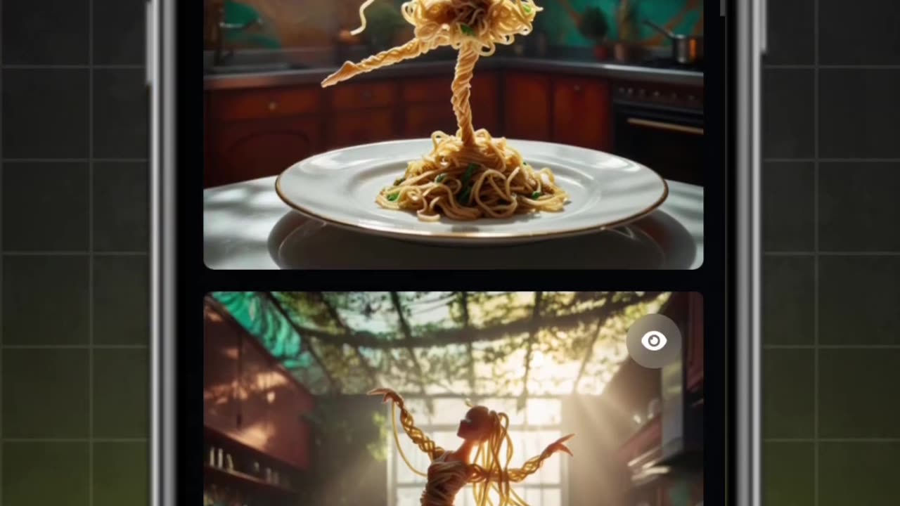 Dancing noodles