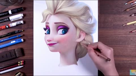 Share Aisha's neck painting process