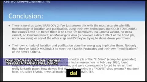 Dott.ssa Poornima Wagh: "non esiste il Sars-Cov-2!".