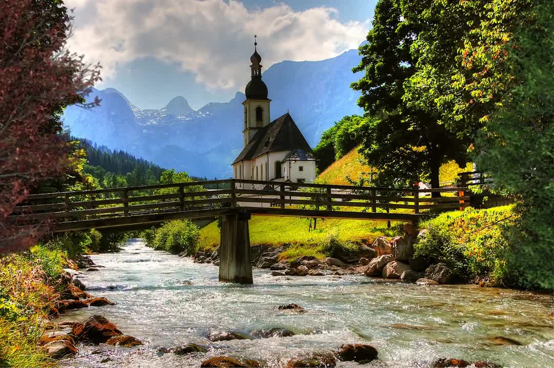Relax Library Video 73. River Flowing Down From The Mountains.