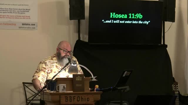 043 Hosea 11:8-12 (Expository Study of Hosea) 2 of 2