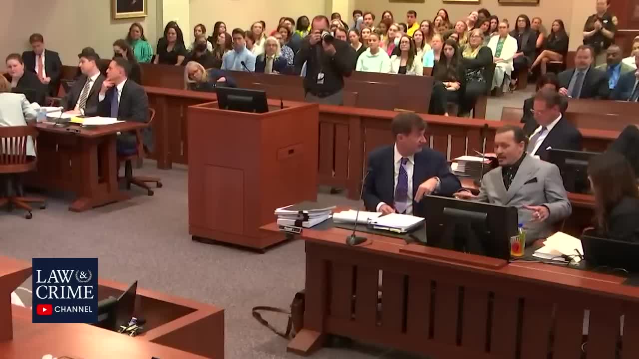 Camille Vasquez Makes Johnny Depp Laugh Hysterically in Court