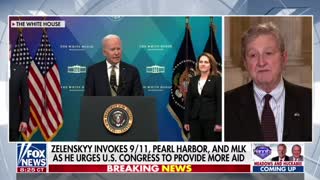Sen. John Kennedy says that Biden "has gotten it right once in a row" with sanctions against Russia