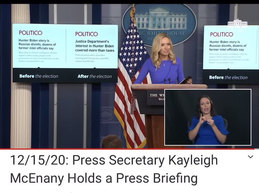 White House Briefing Kayleigh McEnany Rips Worthless MSM