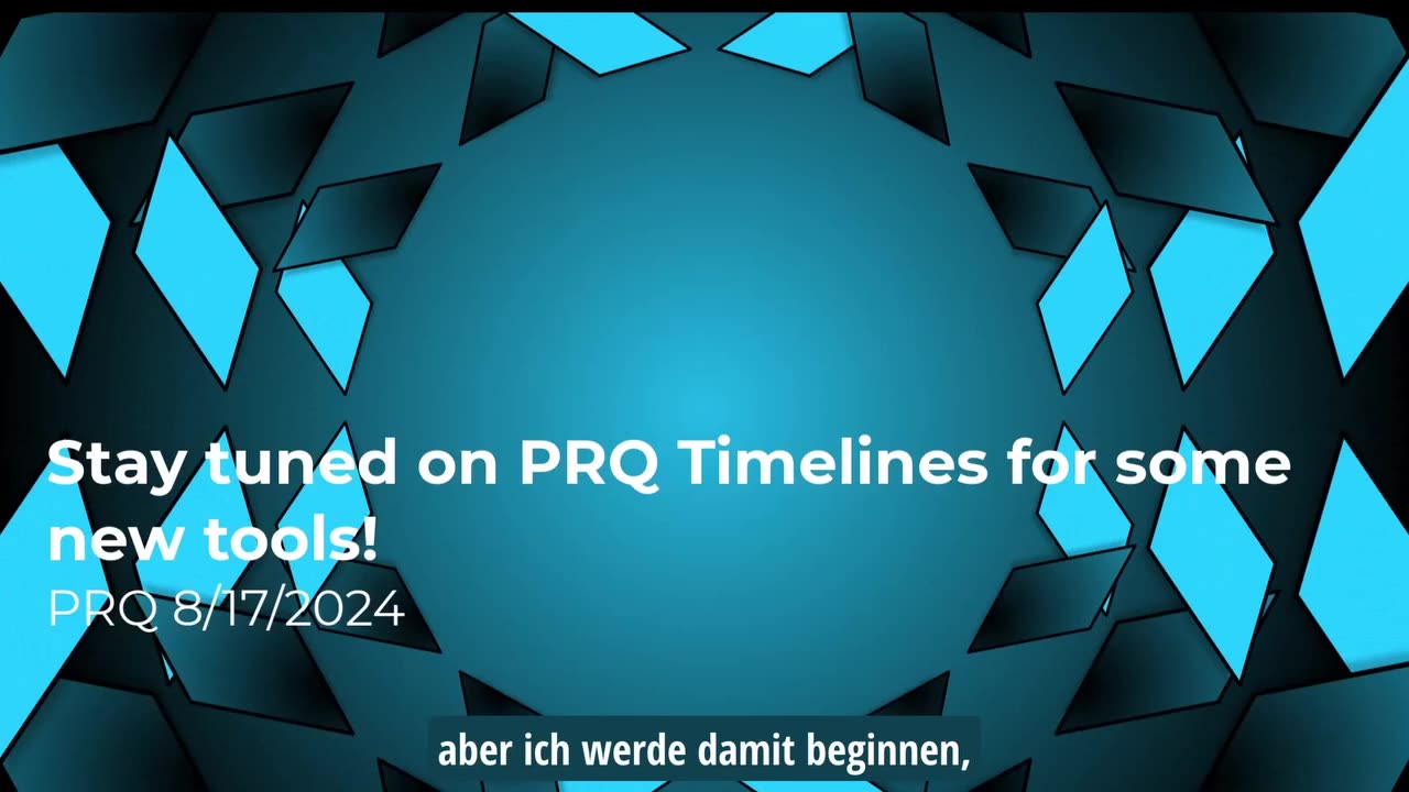 Bleib auf dem Laufendem bei PRQ Timelines