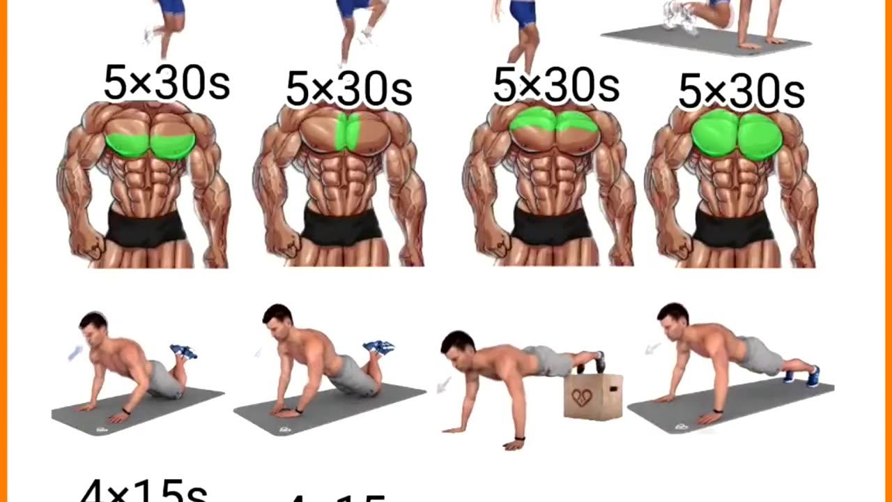 Easy beginner six pack abs workout routine