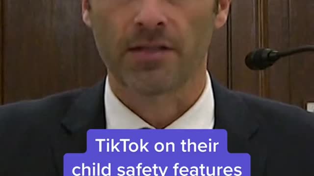 TikTok on their child safety features
