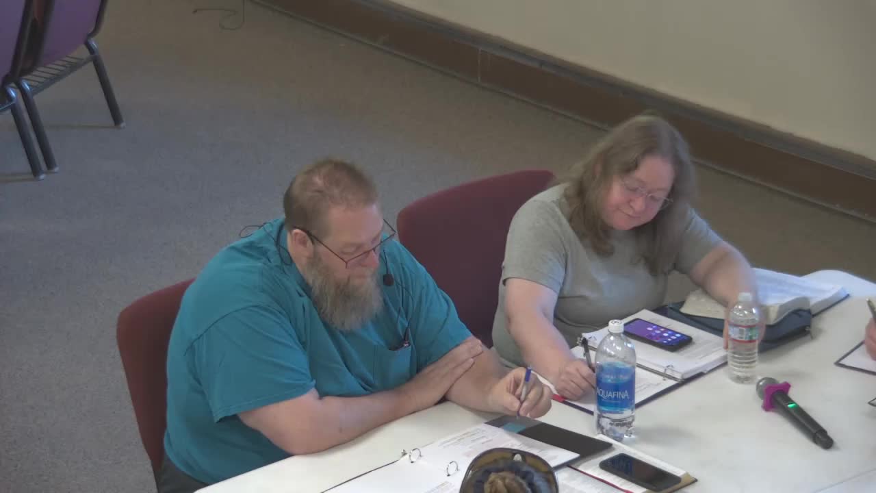 Wednesday Evening Bible Study 6-8-22