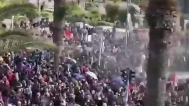 Tunisia Protest despite a ban on protests