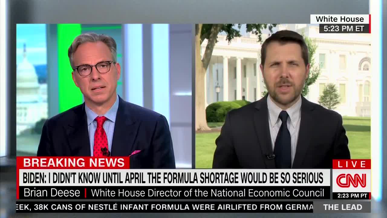 Even CNN isn't buying Biden's excuses on the baby formula shortage