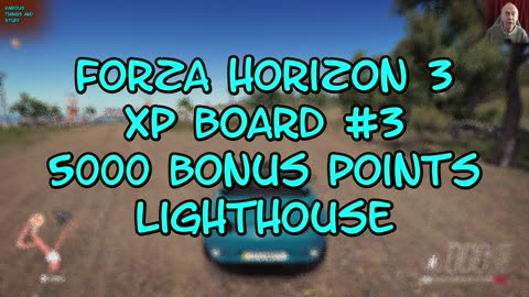 Forza Horizon 3 XP Board #3 5000 Bonus Points Lighthouse