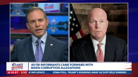 Matt Whitaker on The Chris Salcedo Show- Newsmax 10.30.2023