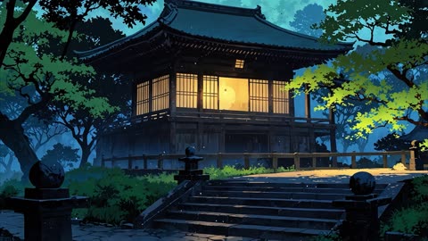 Silent Temple Nights 🏯 | Calm Lo-Fi Beats