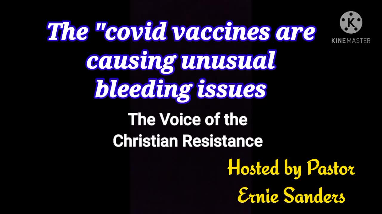 Unusual bleeding caused by the covid death jabs