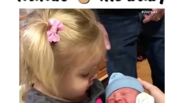 When anyone hands me baby