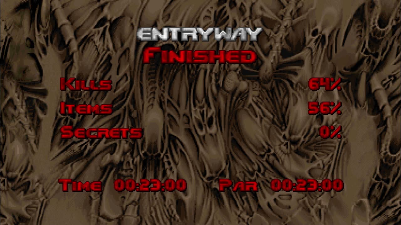 Doom II (1994) - The Master Levels - Canyon (level 2)