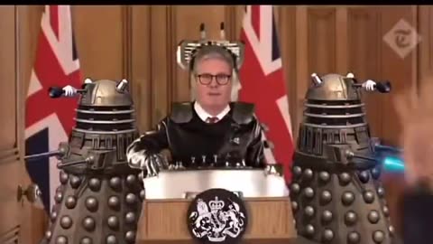 Starmer Uses Daleks To Exstarminate the UK. Freedom of Speech Starmageddon