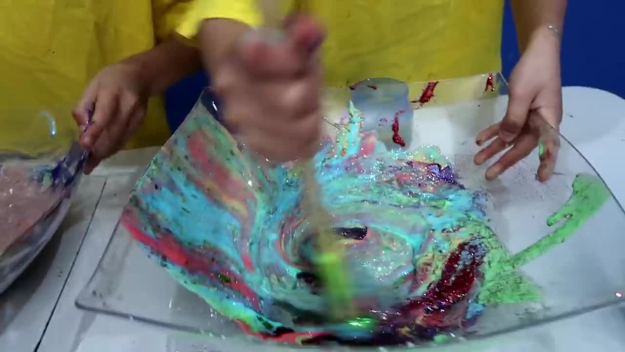 Satisfying Video Relaxing slime #relaxing #slime 17