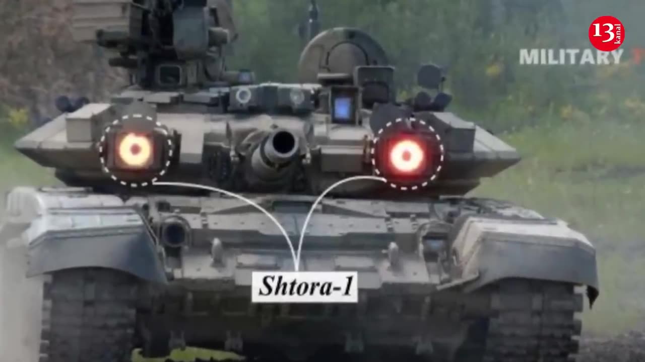 A Russian tank captured by the Ukrainian army has appeared in the US