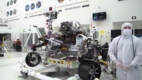 NASA's Mars 2020 Rover Does Biceps Curls (Arm Testing Time Lapse)