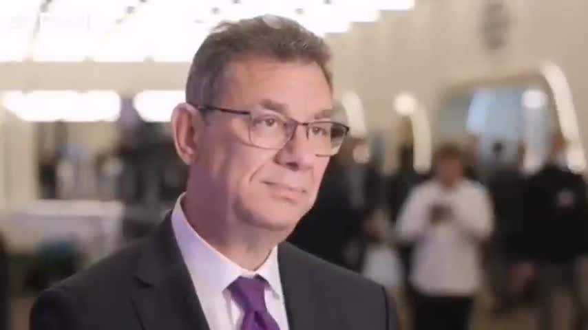 Pfizer CEO weird neck