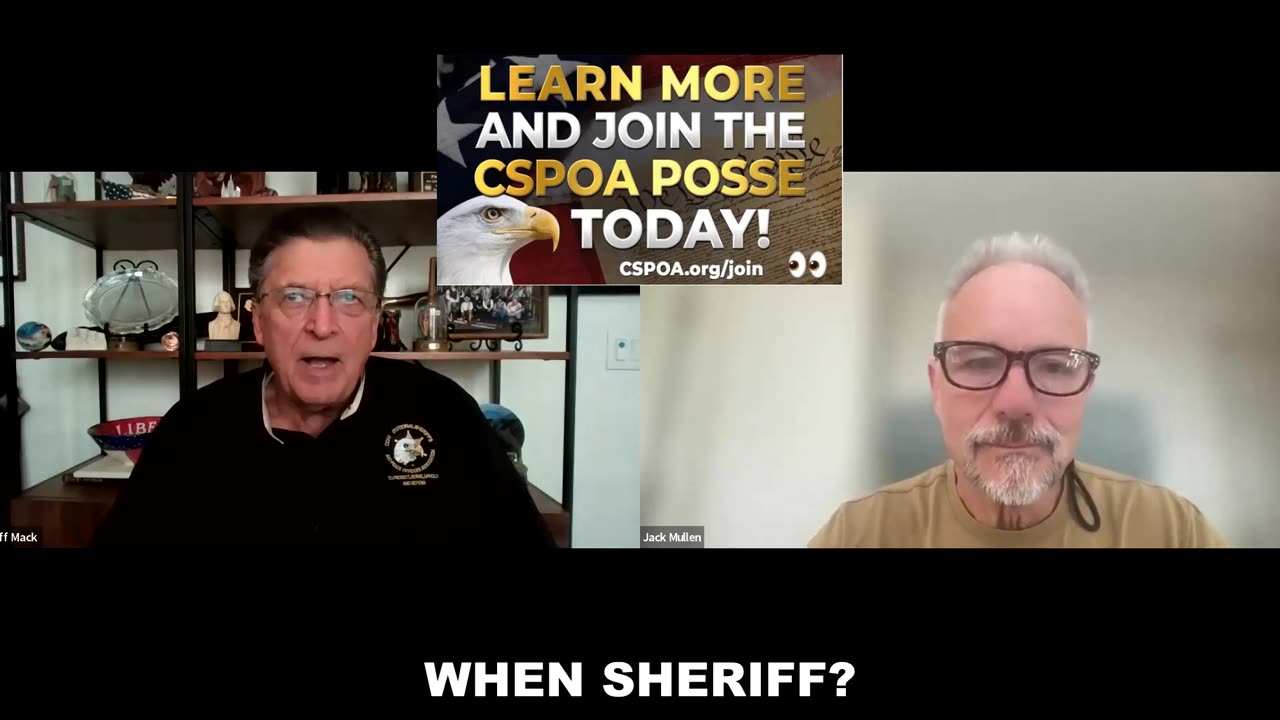 Orwellian Life Has Arrived - Sheriff When Are You Going To Get Involved In Saving America?