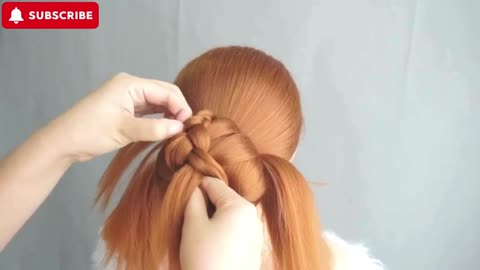 Simple and Cute Hairstyle for a New Year's Party: Step-by-Step Tutorial #supereasyhairstyle