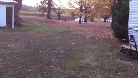 2010; Landon riding his bike for the first time. October 19, 2010