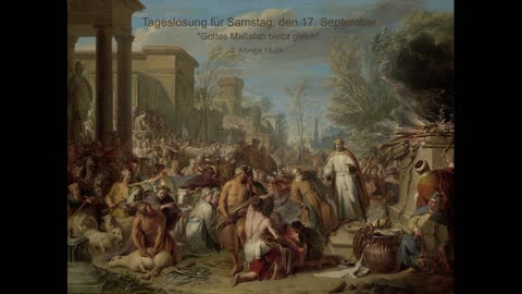 Tageslosung für Samstag, den 17. September