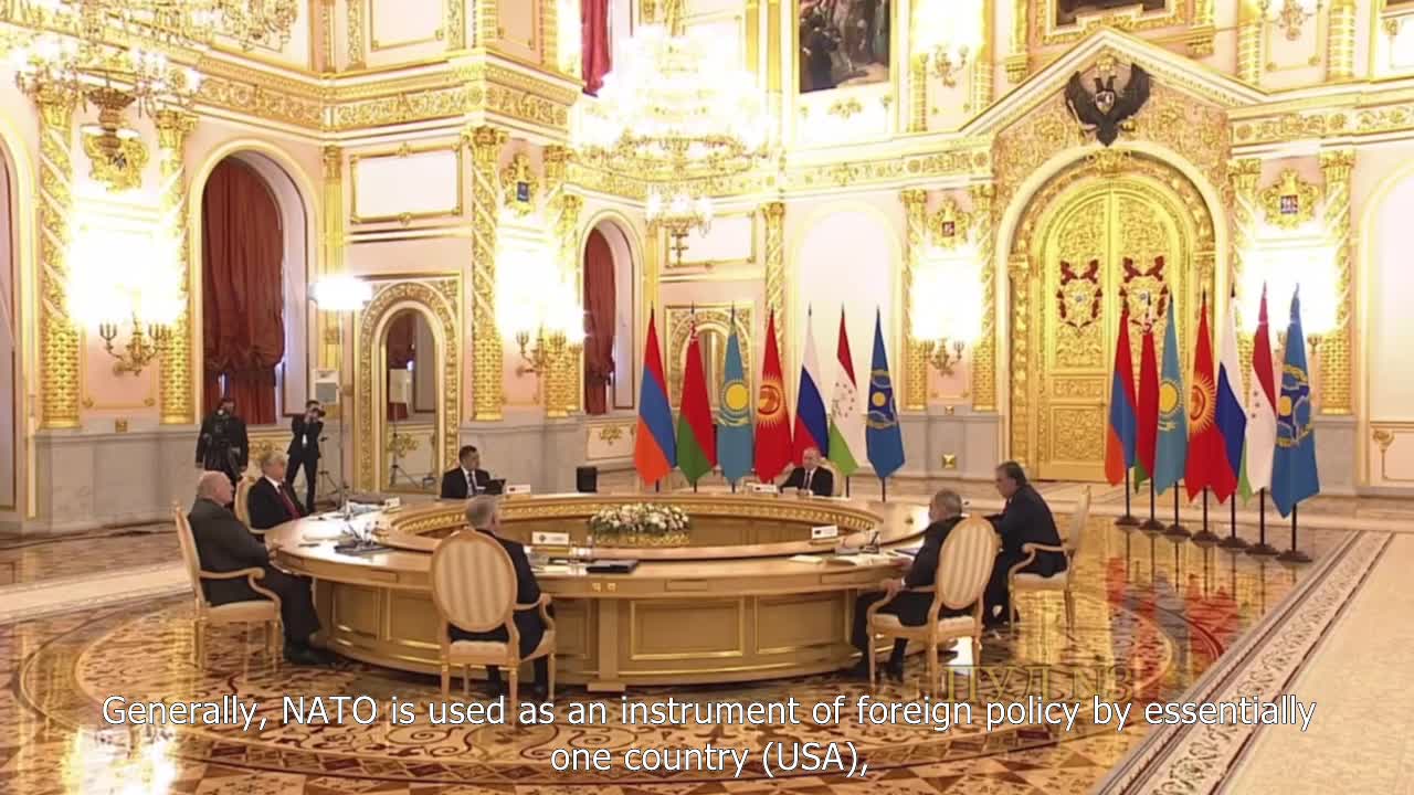 Putin on aggressive NATO expansion - CSTO meeting, May 16