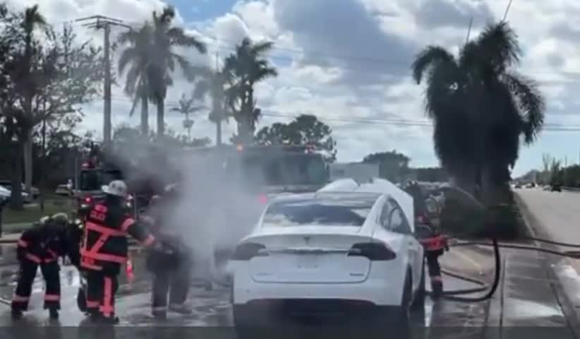 Florida is dealing with a very large number of disabled EV’s due to the hurricane.
