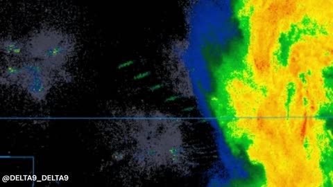 cooking up a storm with #nexrad #doppler radar stations over southwest Kansas 3.11.24