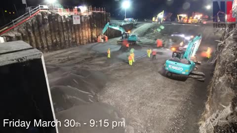 Amazing Intelligent Concrete Road Construction Process With Modern Machines And Skillful Workers