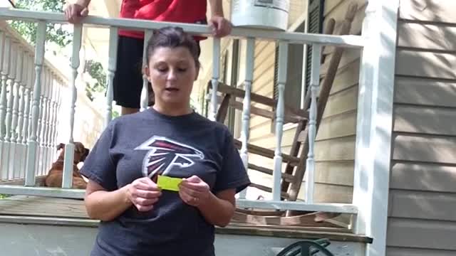 Woman Doing ALS Challenge Gets Flour Poured On Her