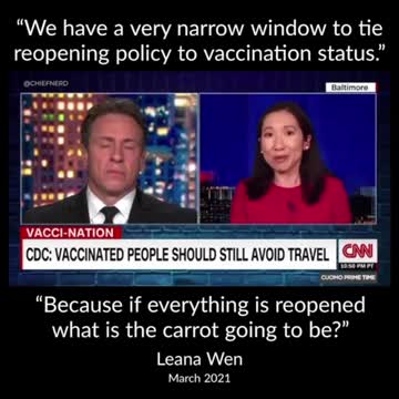 Leana Wen Says We Need to Tie Freedom to Vaccination Status (2021)