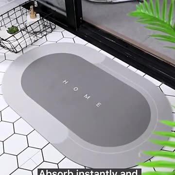 Super Absorbent Bathroom Anti-slip Mat Bathroom Mat Quick Drying Bathtub Mat Door Mat