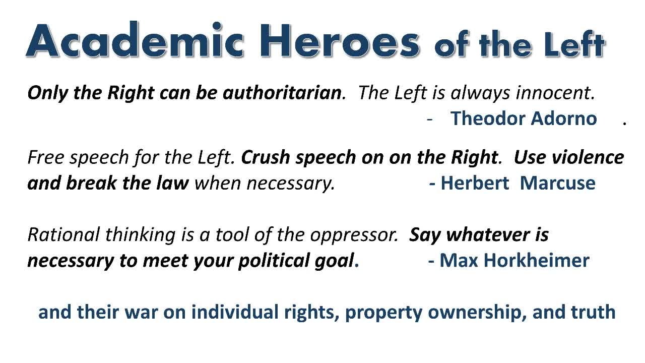 Academic Heroes of the Left - War on America (3:00)