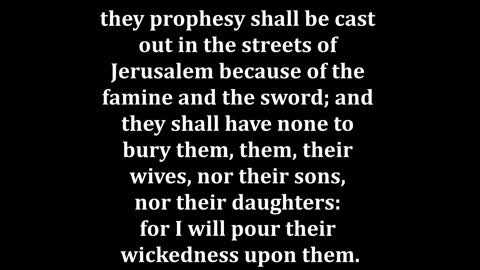 Jeremiah 14 King James version