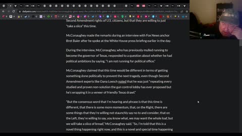 Matthew McConaughey is a moron when it comes to gun laws