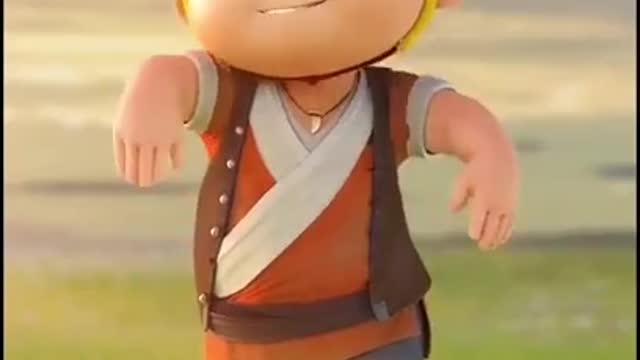 cartoon boy funny dance