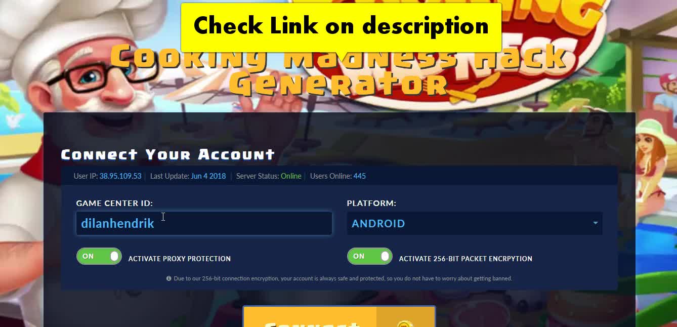 Cooking Madness Hack online tool android and ios 2018