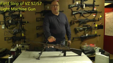 Field stripping the VZ 52/57 Machine gun