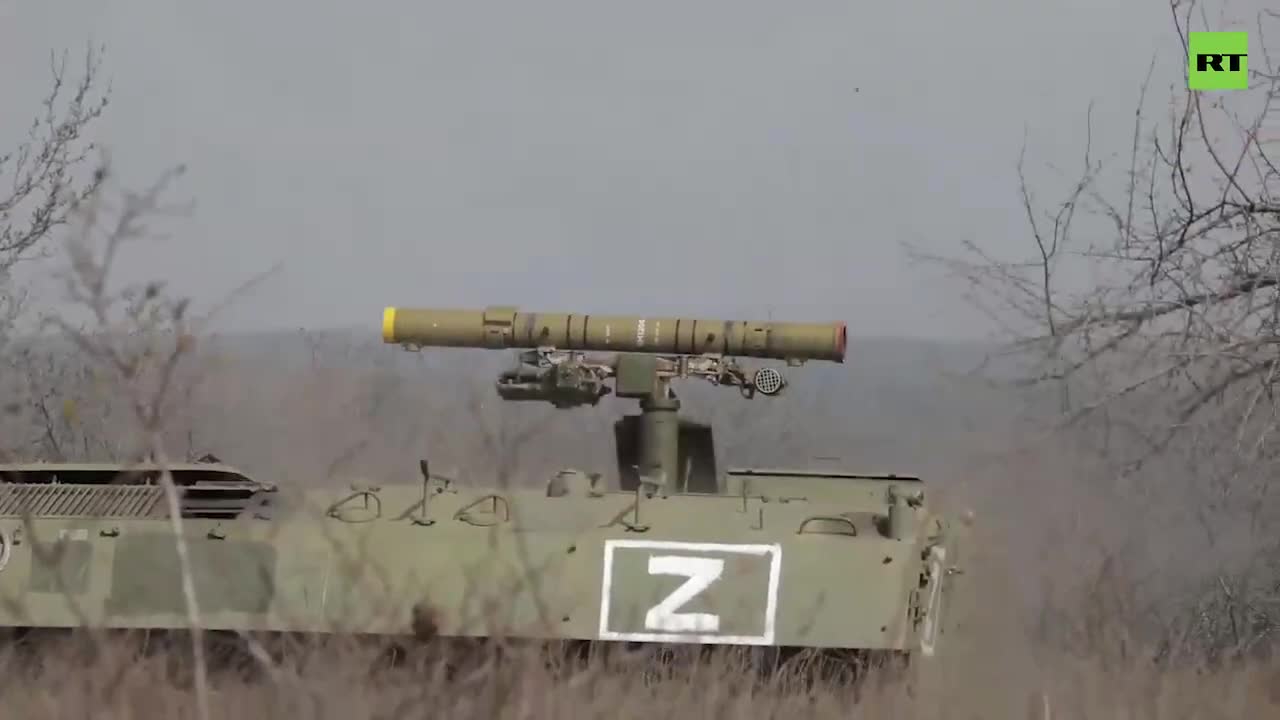 The 9K111 Fagot anti-tank system in action