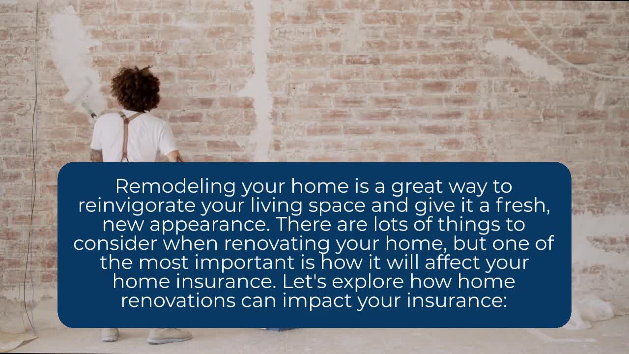 Home Renovation and Insurance