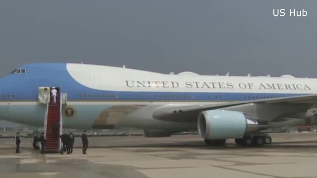 President Joe Biden travels to Ohio on Air Force One For CNN Presidential Town Hall with Don Lemon