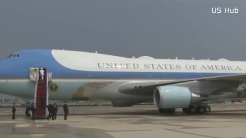 President Joe Biden travels to Ohio on Air Force One For CNN Presidential Town Hall with Don Lemon