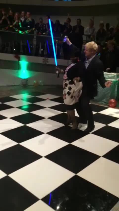 is that Boris? or a look alike? cause he gat moves