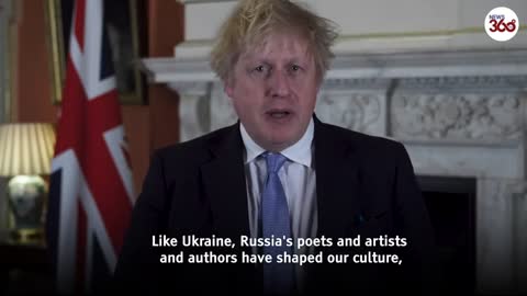 Boris Johnson addresses Russian people during message over Ukraine invasion