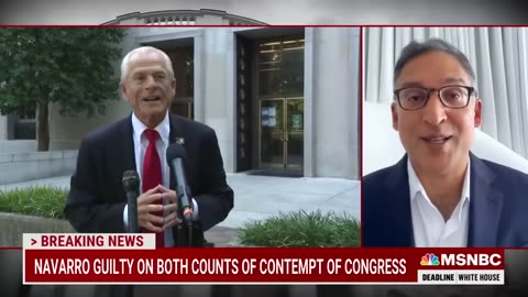BREAKING- Former Trump aide Peter Navarro found guilty on two counts of contempt of Congress